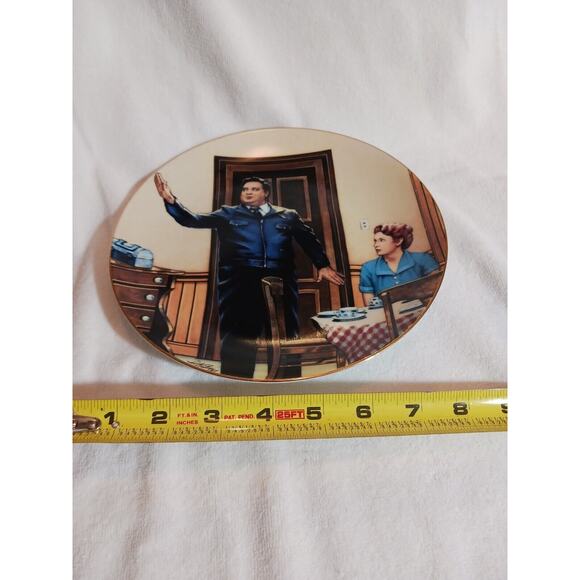 JACKIE GLEASON Hamilton Collection Bang! Zoom Hamilton Plate 24714 Collector - Picture 12 of 12